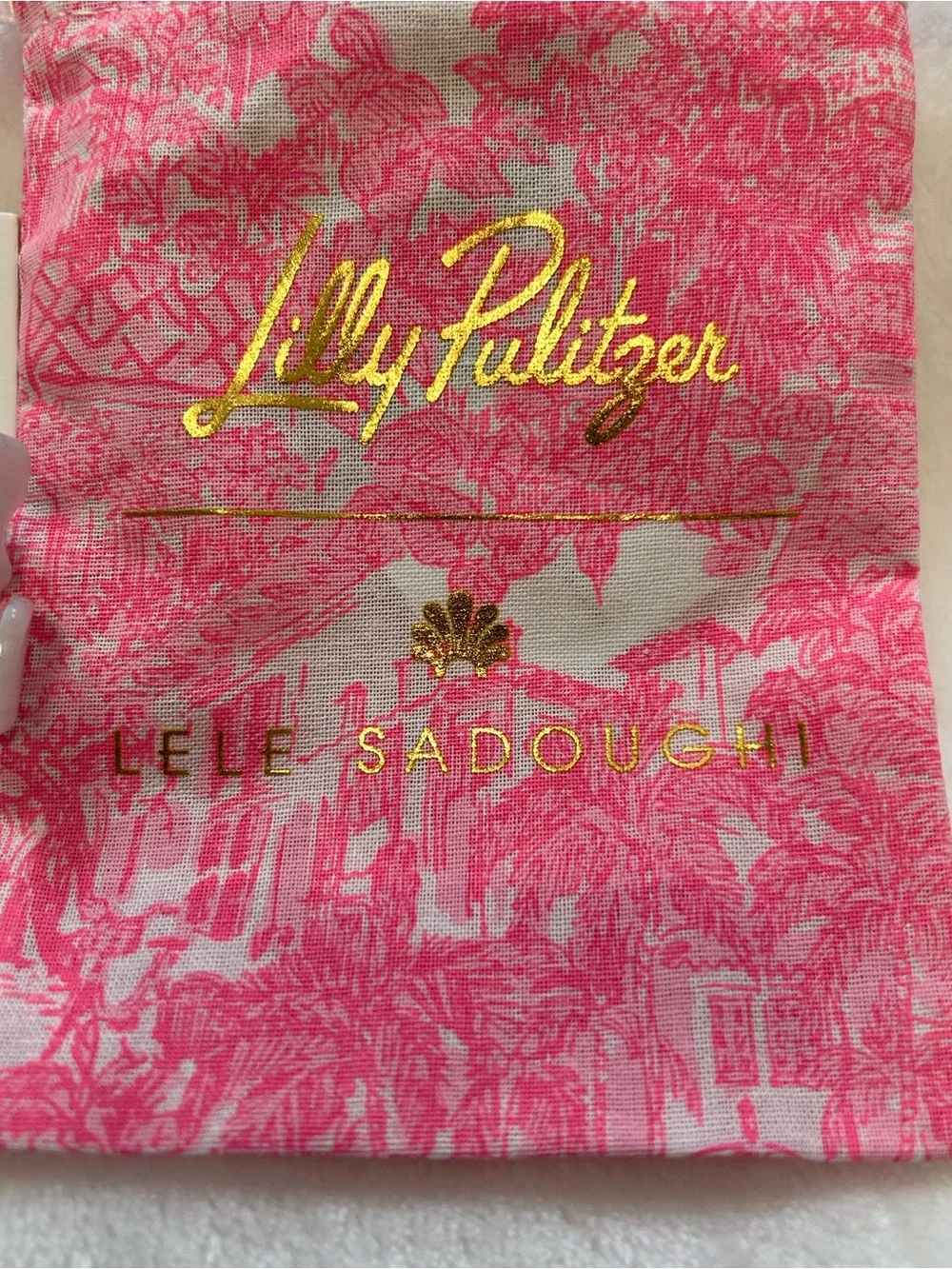 Lilly Pulitzer x Lele Sadoughi Resort White Floral Statement Earrings NWT